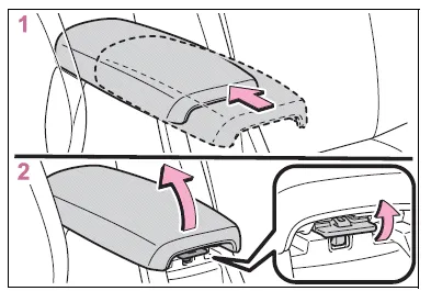 Toyota Corolla E210. Using the storage features