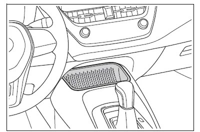 Toyota Corolla E210. Using the storage features