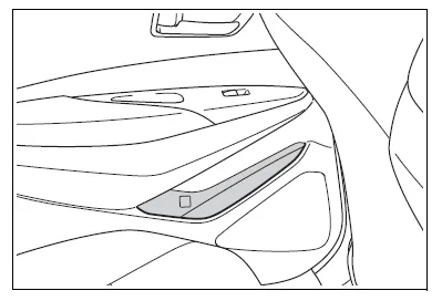 Toyota Corolla E210. Using the storage features