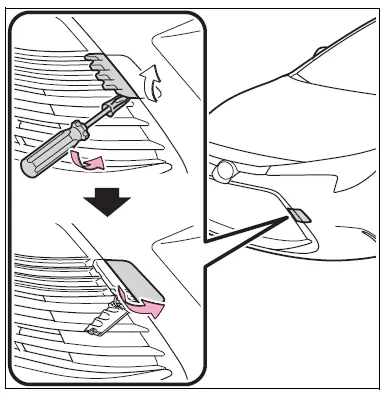 Toyota Corolla E210. Steps to take in an emergency