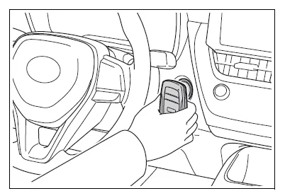 Toyota Corolla E210. Steps to take in an emergency