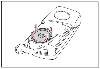 Toyota Corolla E210. Wireless remote control/electronic key battery