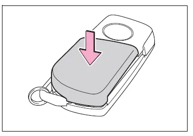 Toyota Corolla E210. Wireless remote control/electronic key battery